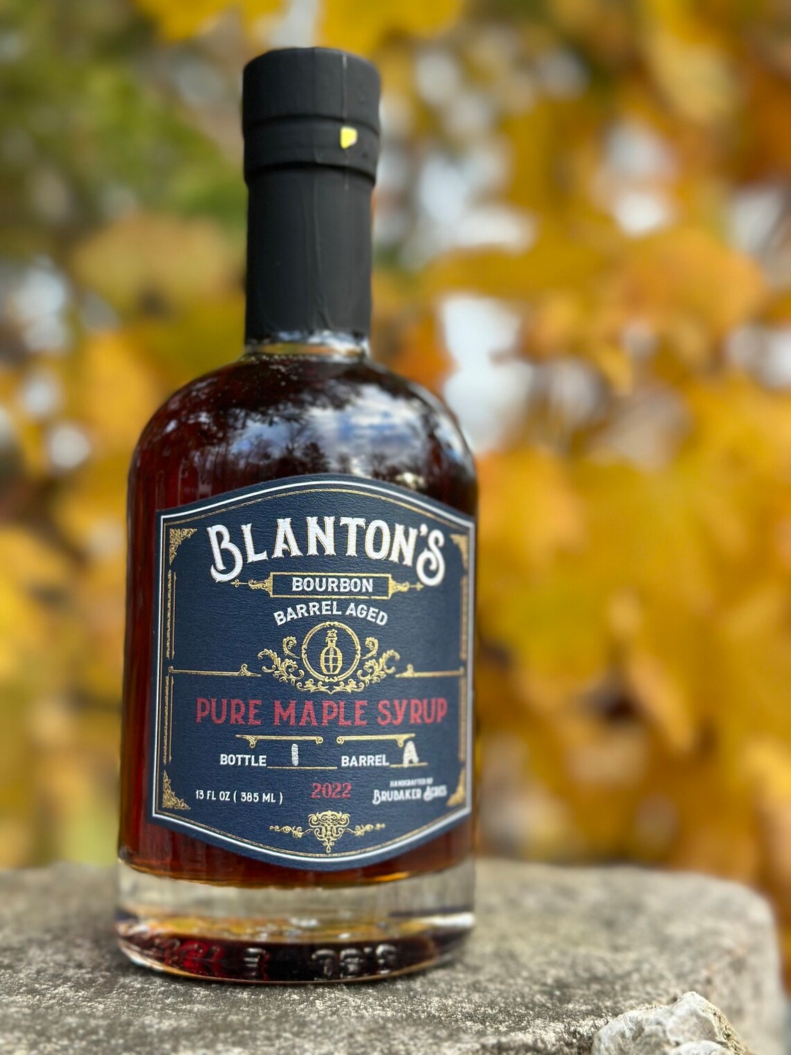 Blanton's Two Year Old Barrel Aged Maple Syrup Etsy