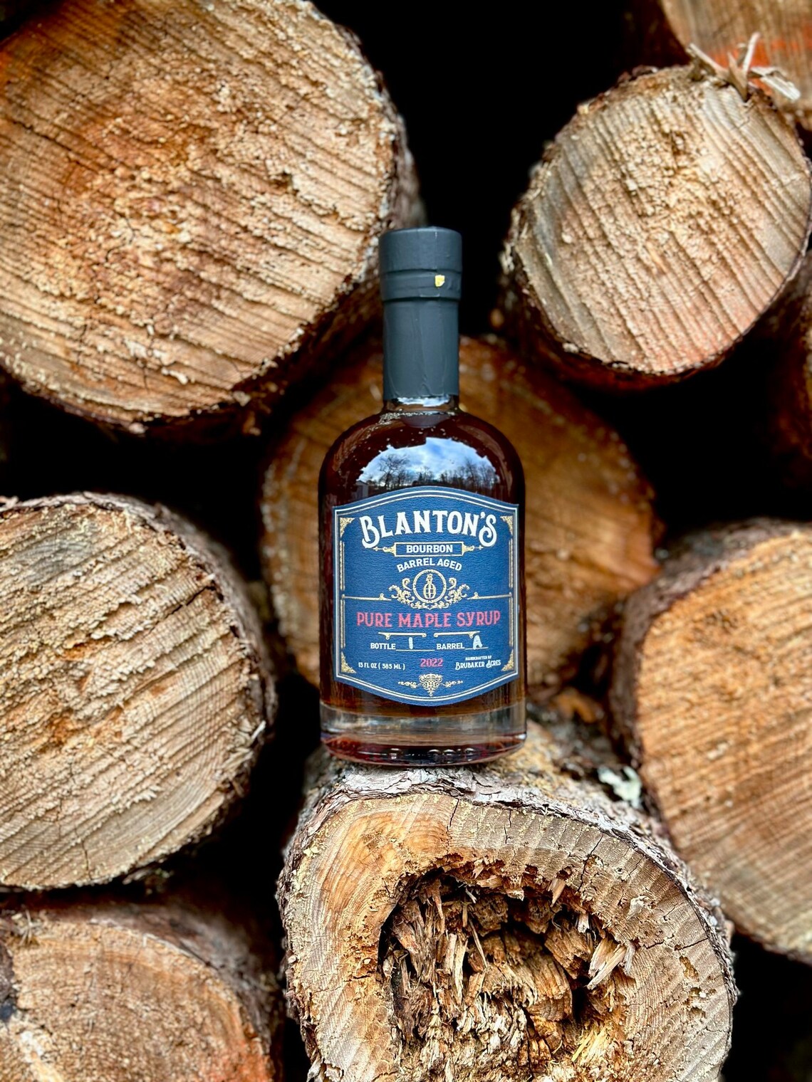 Blanton's Two Year Old Barrel Aged Maple Syrup Etsy