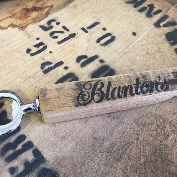 Blanton's Bourbon Barrel Stave Bottle Opener
