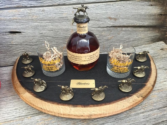 Blanton's Bourbon Half Barrel Head Stopper Display 