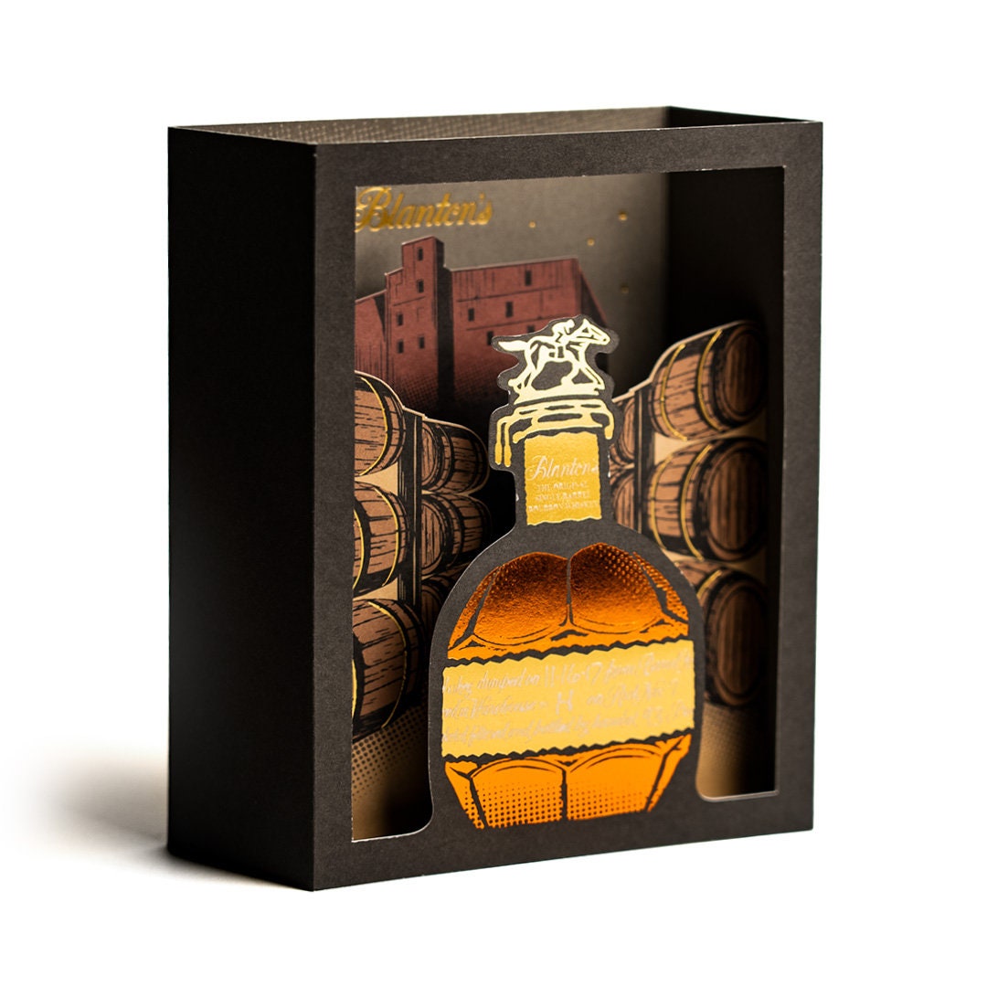 Blanton's Handmade Set of Leather Wrapped Whiskey Glasses with Gift Box —  The Official Blanton's Bourbon Shop