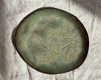 handmade ceramic dinner plate - made in brooklyn ny!