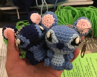 alien dog amigurumi- Stitch inspired amigurumi- stitch plush- lilo and stitch inspired- kawaii amigurumi