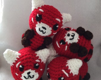 Red Panda amigurumi - red panda - panda plushies- kawaii amigurumi
