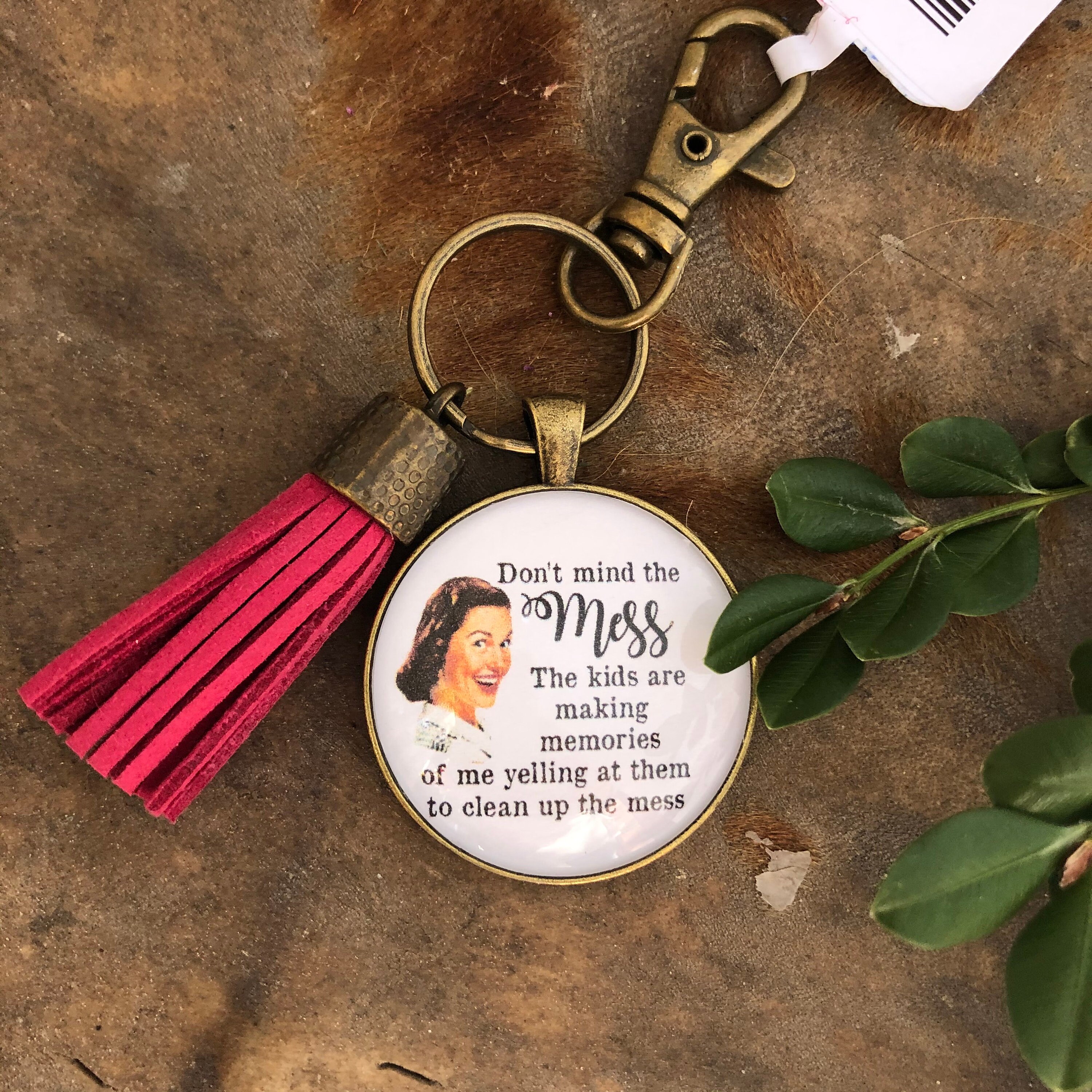 Funny Keychain Mom Keychain Retro Keychain Gift for Friend Etsy