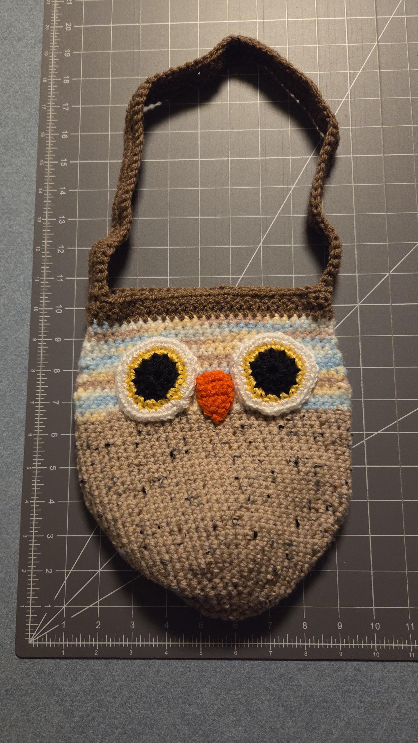 Crocheted Owl Bag