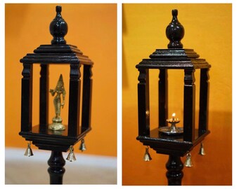 Poojamandirhindutemplewoodarthomedecorpujashelftradi Etsy
