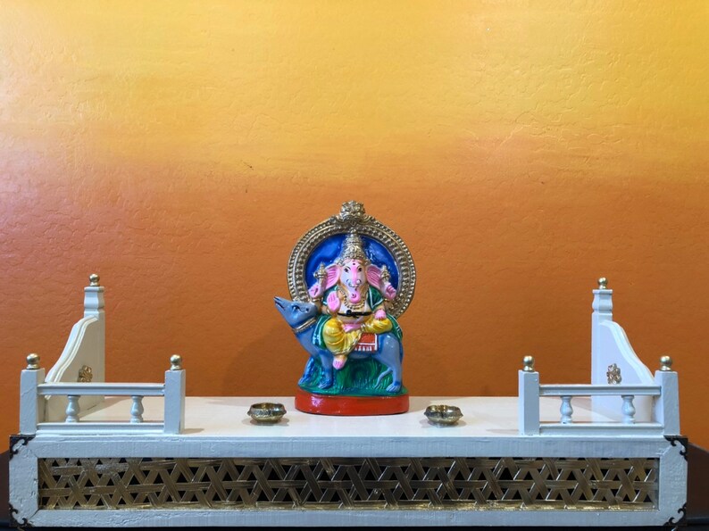 Poojamandirhindutemplewallhangingwoodespressobellart Etsy