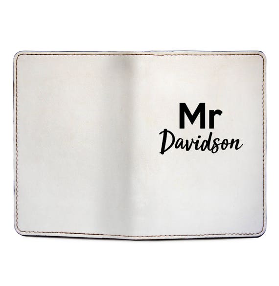 Mr et Mme Porte-passeport Set Boite De Cadeau