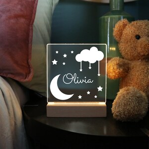 Handmade Children/'s Night Light Frog Pond