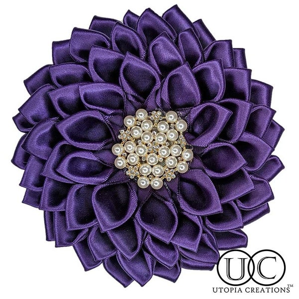 Purple Violet | Delta Sigma Theta Inspired Flower Pin | Purple Viola Flower Corsage