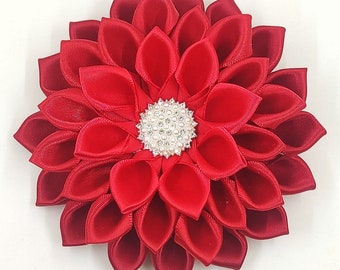 Crimson and Ruby Rose | Sorority Flower | Delta Sigma Theta Crimson Flower Corsage