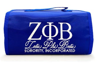 Zeta Phi Beta Best Toiletry or Makeup or Jewelry Storage and Travel Bag Ever!