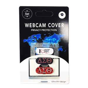 Delta Sigma Theta Sorority Webcam Security Covers (3pcs/pack)