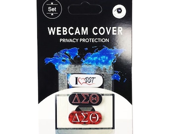 Delta Sigma Theta Sorority Webcam Security Covers (3pcs/pack)