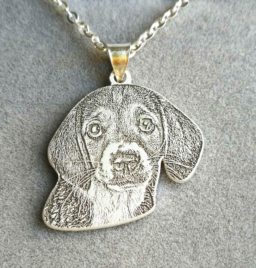 Cat and Dog Personalized Necklace Custom Pet Necklace Etsy