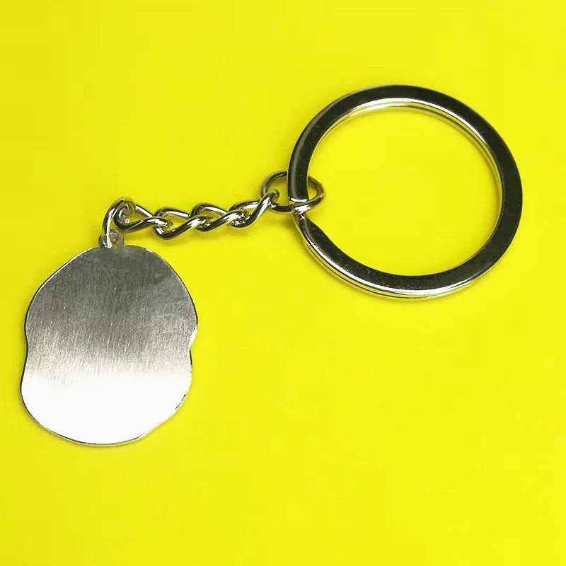Dog Photo Key Chaincustom Pet Picture Keepsake Key Ring Etsy