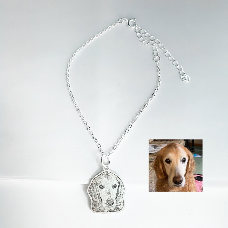 Custom Bracelet Pet Picture BraceletsDog CharmPortrait Pet Etsy