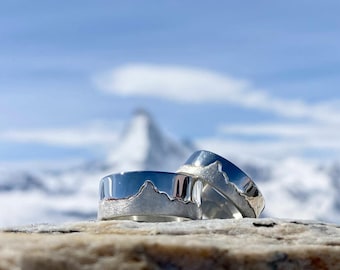 Matterhorn Mountain Ring Handmade | Alps Ring | Custom Silver Ring | Mountain Jewellery