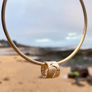 Brazalete de oro macizo de la costa, Brazalete de oro personalizado, Pulsera con dijes, Joyería artesanal, Brazalete de oro de 9 quilates, Brazalete de oro de 18 quilates