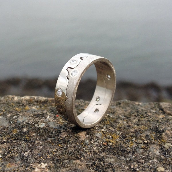 Unusual Wedding Ring - Etsy UK