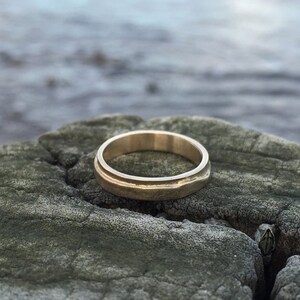 Gold Shoreline Rings | Handmade Wedding Rings | Coastline Rings - Etsy