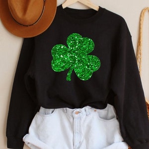 Womens top glitter sweatshirt