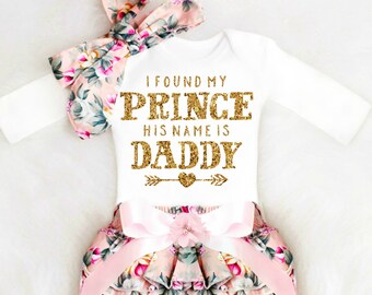 daddy's little girl newborn outfit