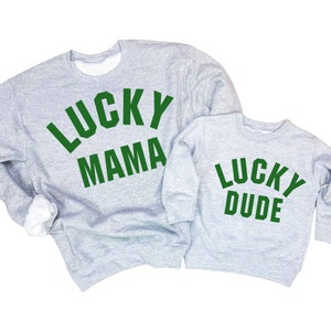 St Patricks Day Sweatshirt, Mother Son Matching Mommy and Me Outfits Boy, Baby, Kids and Toddler St Patricks Day Sweater