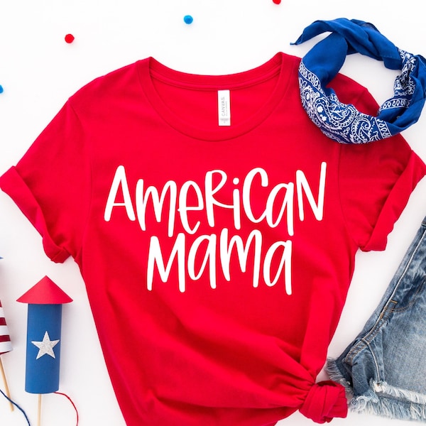 Mama 4th of July Shirt Women, Fourth of July Shirt Woman, USA Shirt Funny Patriotic Tee, July 4th Tank Top 4th of July Outfit Fireworks