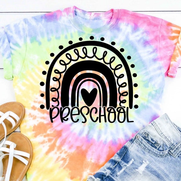 Preschool Teacher Shirt Teacher Appreciation Gift, Last Day of School Shirt Preschool Shirt, Rainbow Teacher Shirts Back to School Shirt