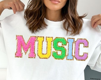 Music Teacher Sweatshirt, Music Teacher Shirt Back to School Gift Music Teacher Appreciation Gift Choir Chorus Director Band Music Professor