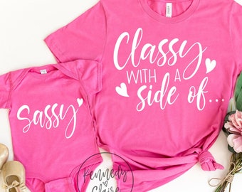 Mommy and Me Shirts, Mothers Day Gifts from Daughter Personalized Gift for Mom from Daughter Mothers Day Shirts Mama and Mini Shirts