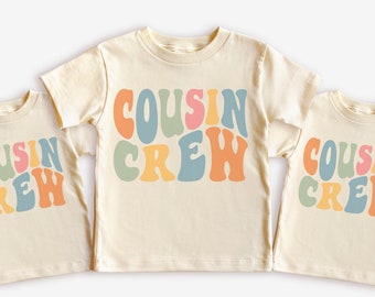 Cousin Crew Shirts for Kids, Big Cousin Shirts Matching Cousin TShirt, New to the Cousin Crew Shirt Cousin Sweatshirt Cousins Beach Vacation