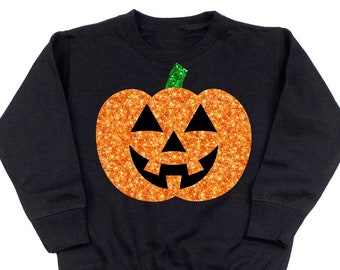 Glitter Pumpkin Sweatshirt Girls Thanksgiving Outfit Toddler Thanksgiving Outfit Girls Thanksgiving Shirt kids Thanksgiving outfit