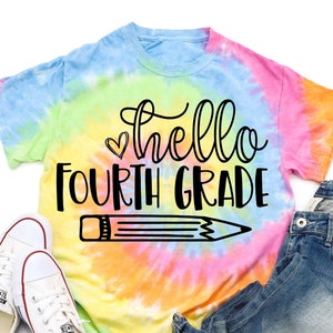 Back to School Shirt 4th Grade Shirt, First Day of School Shirt Fourth Grade Teacher Shirts Fourth Grade Shirt Back to School Teacher Gifts
