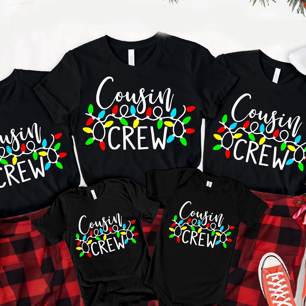 Baby Girl Christmas Cousin Crew Shirts Christmas, Cousin Shirts Matching Family Christmas Shirts Toddler Christmas Outfit Baby Christmas Outfit Christmas Crew Christmas Shirts Unisex Style Shirtstylecentral