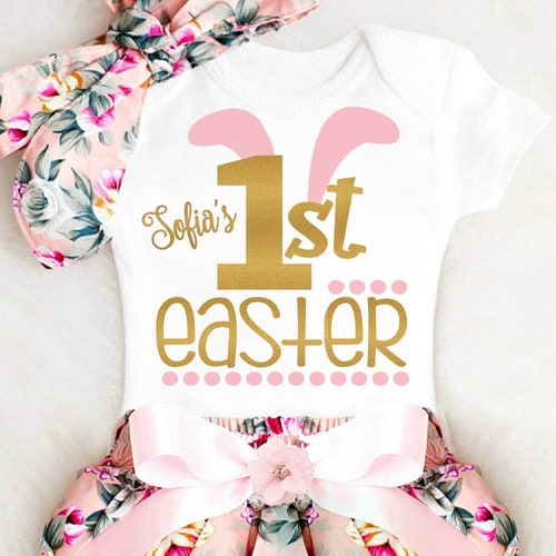 Baby Girl First Easter Outfit Girls 1st Easter Outfit My Etsy