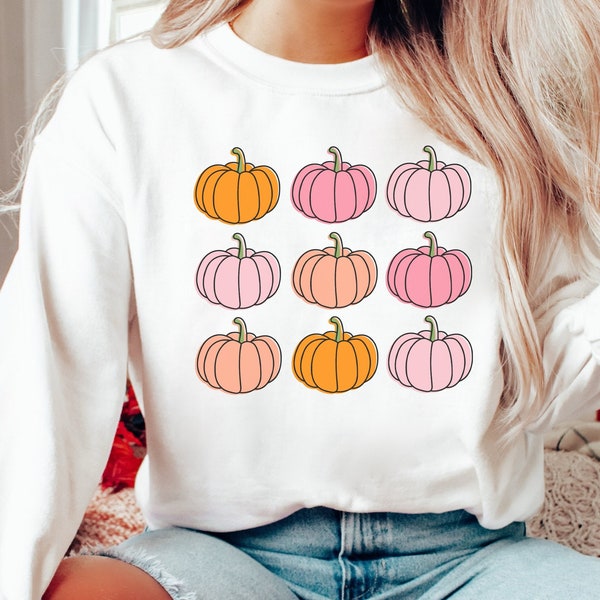 Pumpkin Shirt, Women Pumpkin Sweatshirt, Fall Mommy and Me Outfits Thanksgiving Sweatshirt Thanksgiving Shirt, Fall Shirts for Women Kids