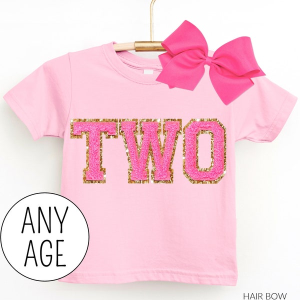 2nd Birthday Girl Shirt, 2nd Birthday Outfit Girl Second Birthday TWO Sweatshirt 1st Birthday Outfit CUSTOM Birthday Sweater 2 Year Old Gift