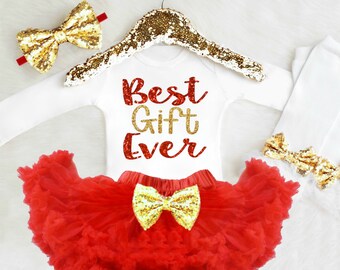 baby's first christmas dress