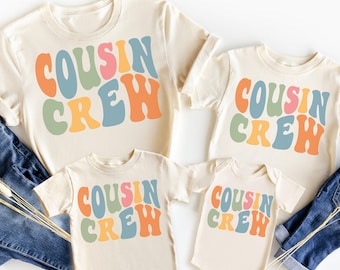 Cousin Crew Shirts for Kids and Adults, Matching Family T-Shirts, Big Cousin Shirts, Cousin Announcement, Vacation Beach Family Trip Shirts