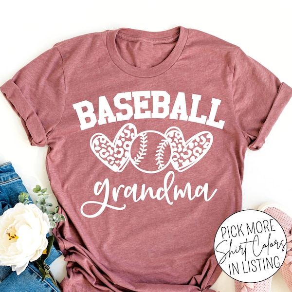 Baseball Grandma Etsy