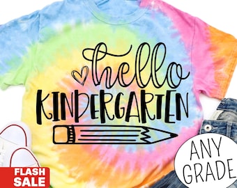 First Day of Kindergarten Shirt, Back to School Shirt Teacher First Day of School 1st Day of School Kindergarten Teacher Shirts Preschool