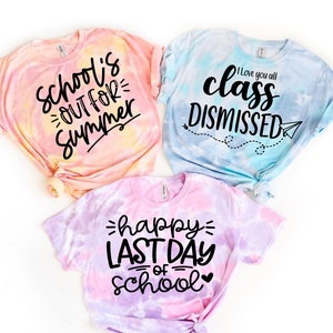 Last Day of School Teacher Shirts, End of Year Teacher Shirt, Teacher Appreciation Gift, Student Gifts Graduation Gifts