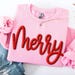 Puff Merry Christmas Sweatshirt