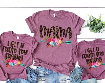 Mommy and Me Shirts, Mothers Day Gifts from Daughter Personalized Gift for Mom Gift Unique Mothers Day Gift Mama and Mini Shirts