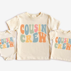 Cousin Crew Shirts for Kids, Big Cousin Shirts Matching Cousin TShirt, New to the Cousin Crew Shirt Cousin Sweatshirt Cousins Beach Vacation