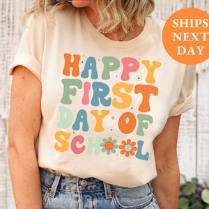 Retro Teacher Shirts, Back to School Teacher Shirt, First Day of School Shirt for Teachers, Back to School Shirt Teacher Gift