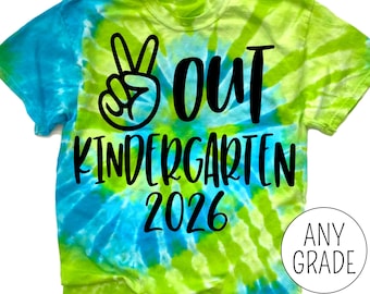 Last Day of School Shirt Kindergarten Graduation Shirt, Last Day of Kindergarten Graduation Gifts, End of Year Student Gifts Boys Peace Out